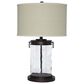 Ashley Tailynn Table Lamp in Clear and Bronze, , large