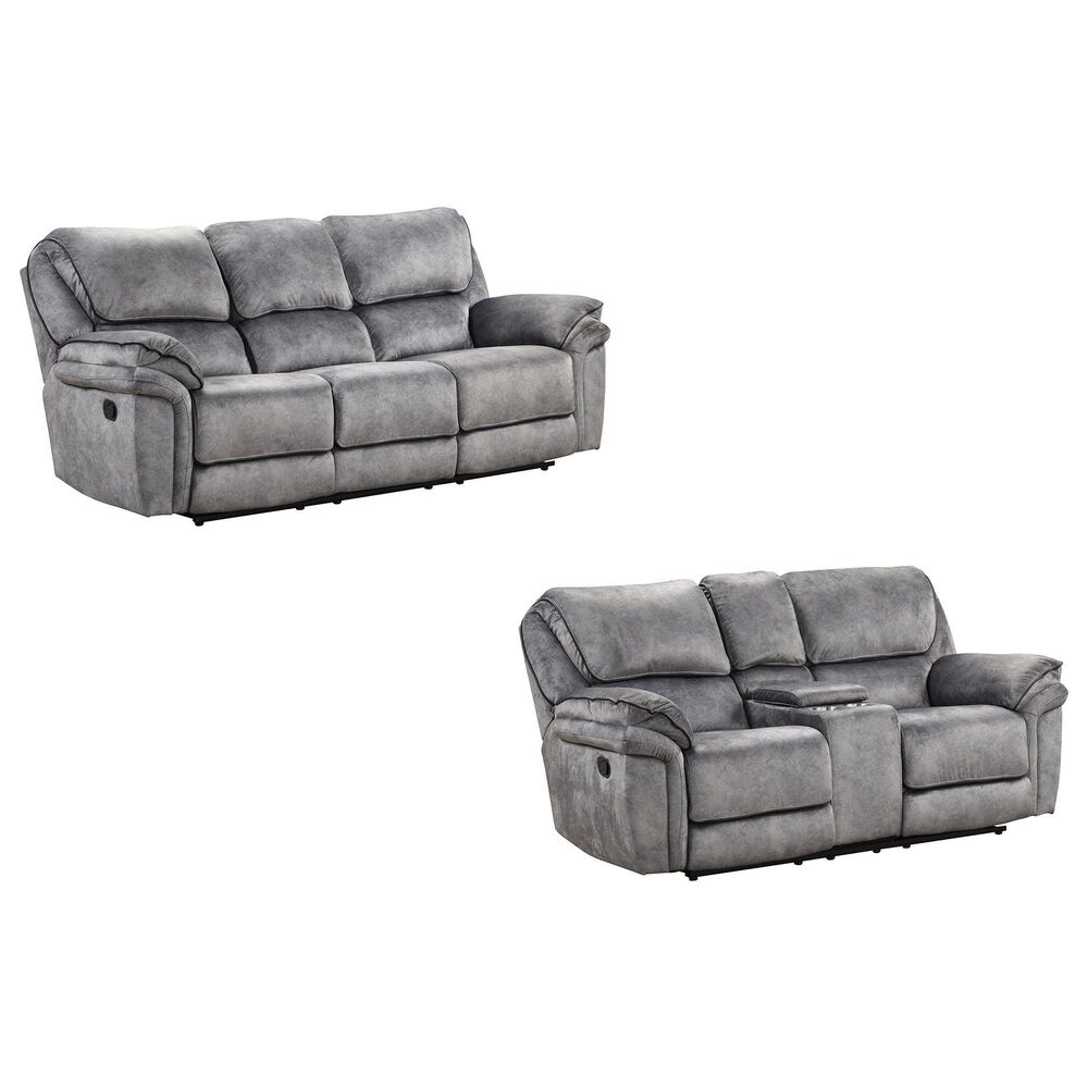 Furniture of America Byron 2-Piece Manual Reclining Living Room  