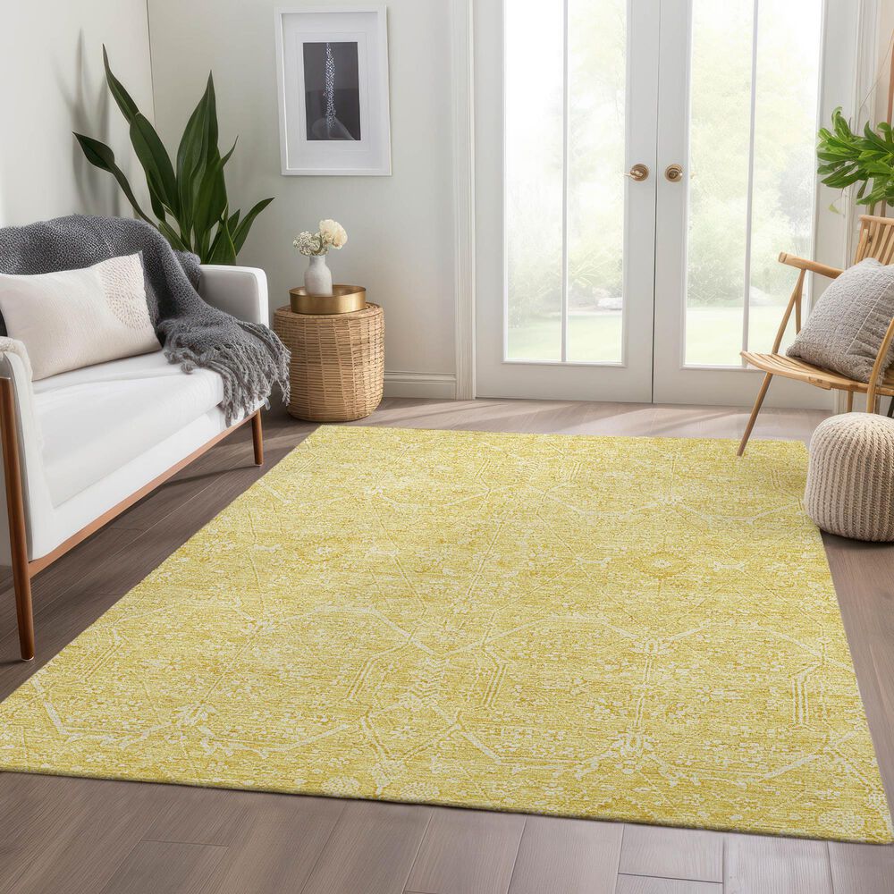 Dalyn Rug Company Solace SL12 5&#39; x 7&#39;6&quot; Yellow Area Rug, , large