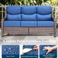 Sunwell Garden 5-Piece Conversation Set in Navy, , large
