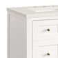 James Martin Vanities Breckenridge 30" Single Bathroom Vanity in Bright White with 3 cm Lime Delight Quartz Top and Rectangular Sink, , large