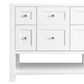 James Martin Vanities Breckenridge 72" Double Bathroom Vanity in Bright White with 3 cm Eternal Jasmine Pearl Silestone Top, Rectangular Sinks and FreePower Wireless Charger, , large