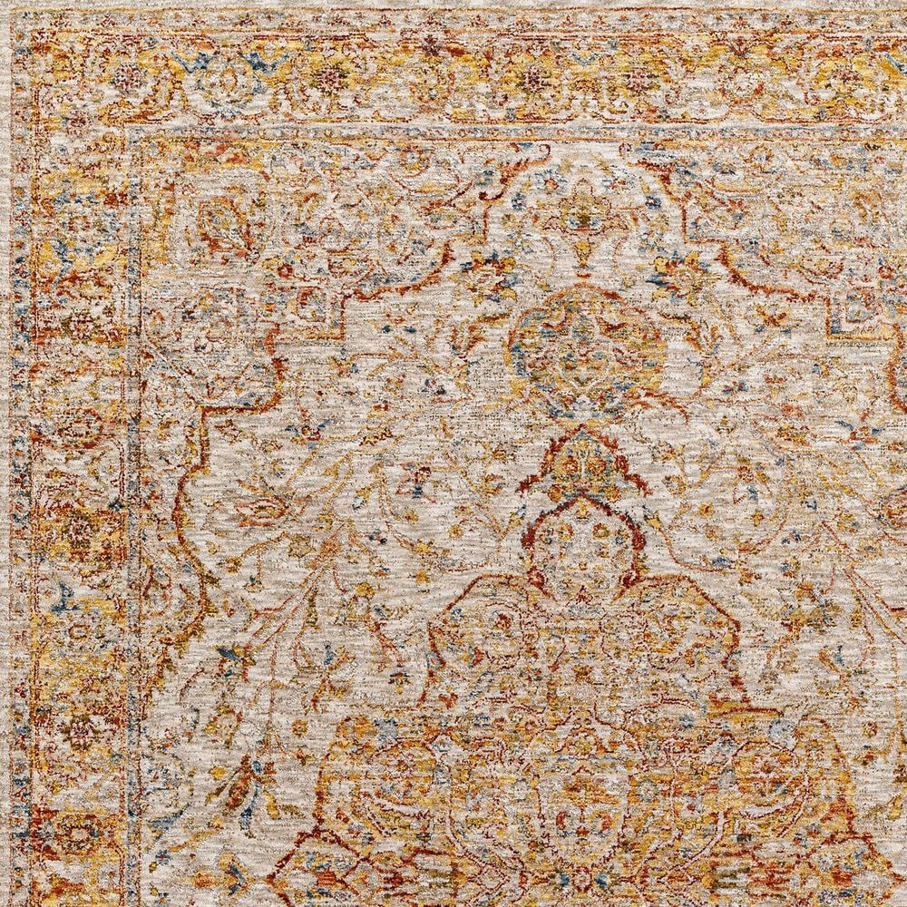 Surya Mona Lisa 2&#39;7&quot; x 4&#39; Tan, Mustard, Brick Red, Sage, Dark Blue, Olive and Burgundy Area Rug, , large