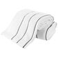 Timberlake Lavish Home Zero Twist 2-Piece Towel Set in White and Black, , large