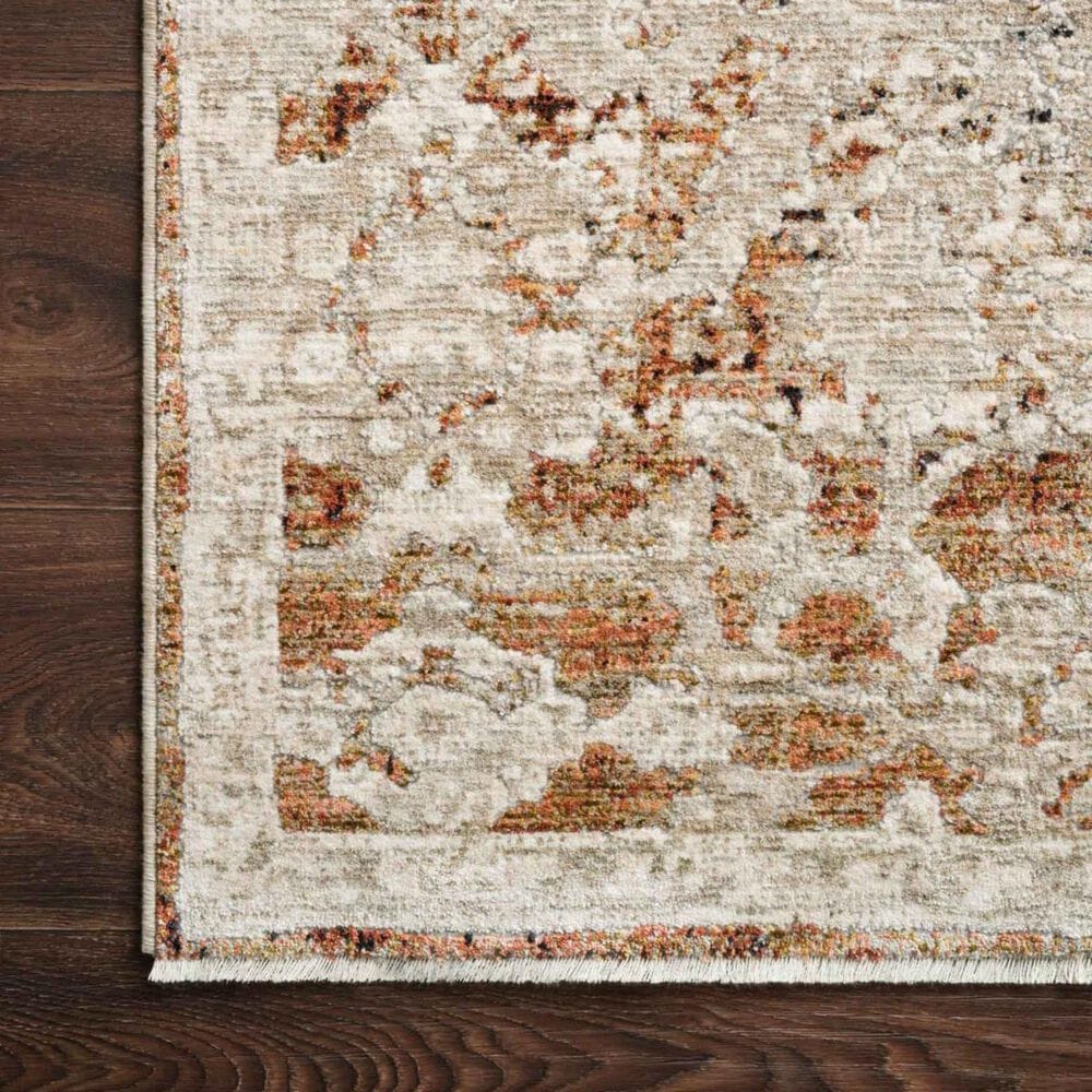 Loloi Theia THE-07 5&#39; x 8&#39; Natural and Rust, , large