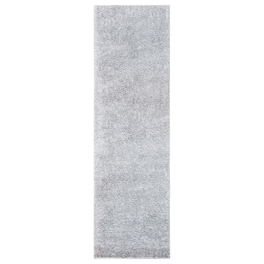 Safavieh August Shag AUG900G 2"3" x 8" Silver Runner, , large