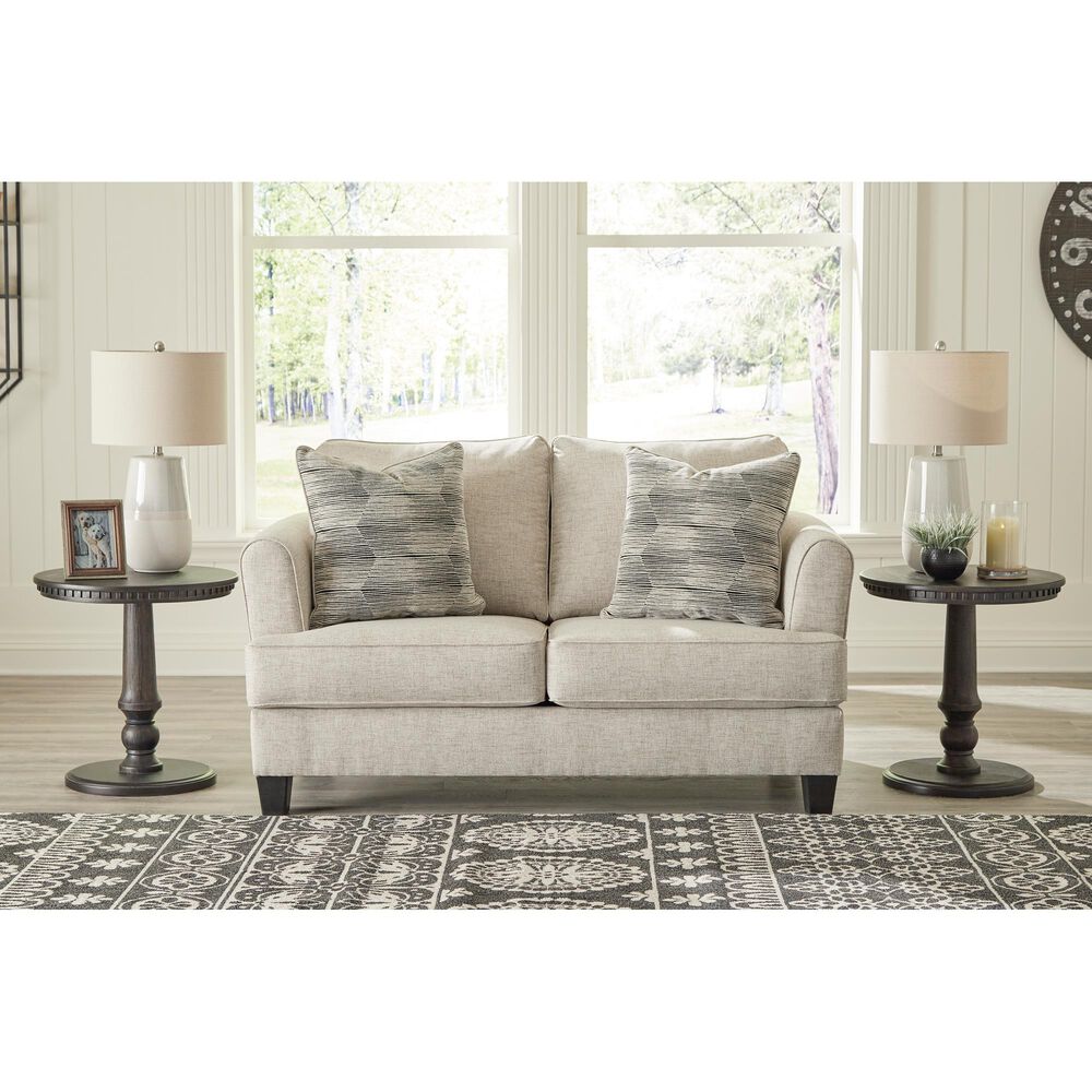 Signature Design by Ashley Callisburg Stationary Loveseat in Linen, , large