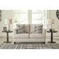 Signature Design by Ashley Callisburg Stationary Loveseat in Linen, , large