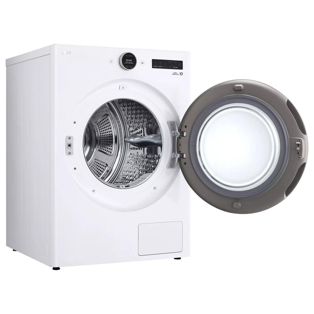 LG 7.8 Cu. Ft. Mega Capacity Smart Front Load Dryer with Dual Inverter Heat Pump in White, , large