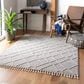 Safavieh Marrakesh MRK514 8" x 10" Ivory and Grey Area Rug, , large