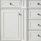 James Martin Vanities Bristol 60" Double Bathroom Vanity in Bright White with Single Hole 3 cm White Zeus Quartz Top and Rectangular Sinks, , large