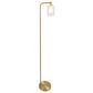 Timberlake 65" Modern Floor Lamp with LED Edison Bulb in Gold, , large