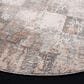 Safavieh Invista 6"7" Round Cream and Beige Area Rug, , large