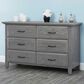 Oxford Baby Chandler 6-Drawer Dresser in Graphite Gray, , large