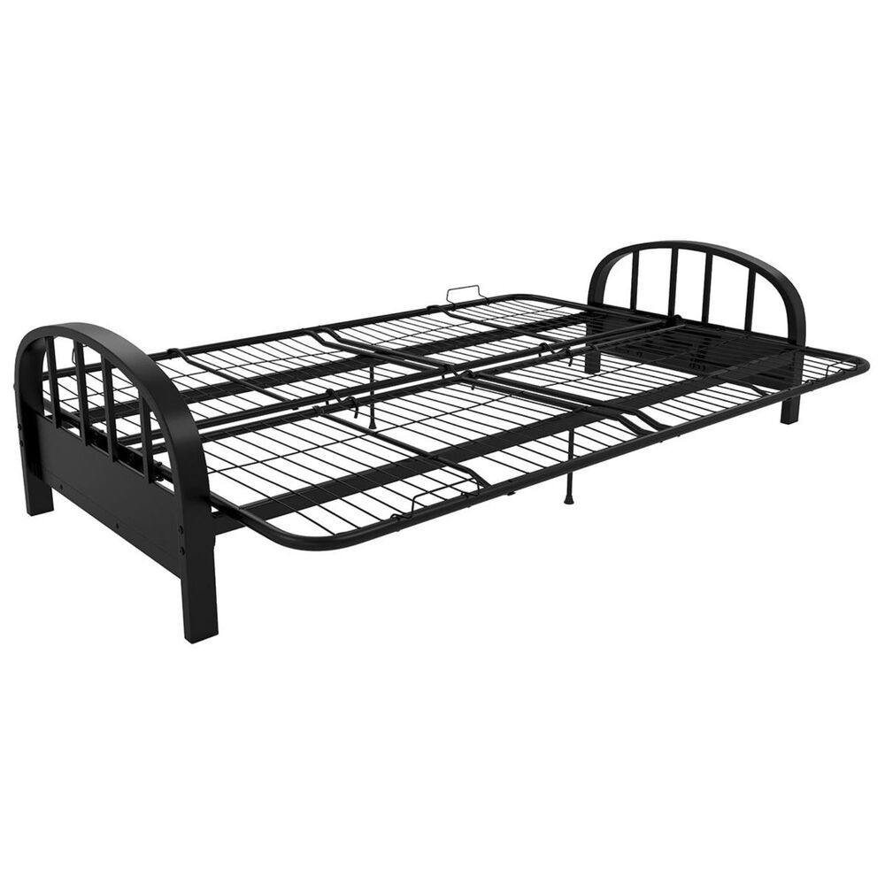 DHP Aiden Futon Frame in Black, , large