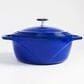 Lodge USA Enamel 7.5 Qt. Cast Iron Dutch Oven in Smooth Sailing, , large