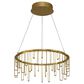 Golden Lighting Lucerna 18" 1-Light LED Chandelier in Gold, , large