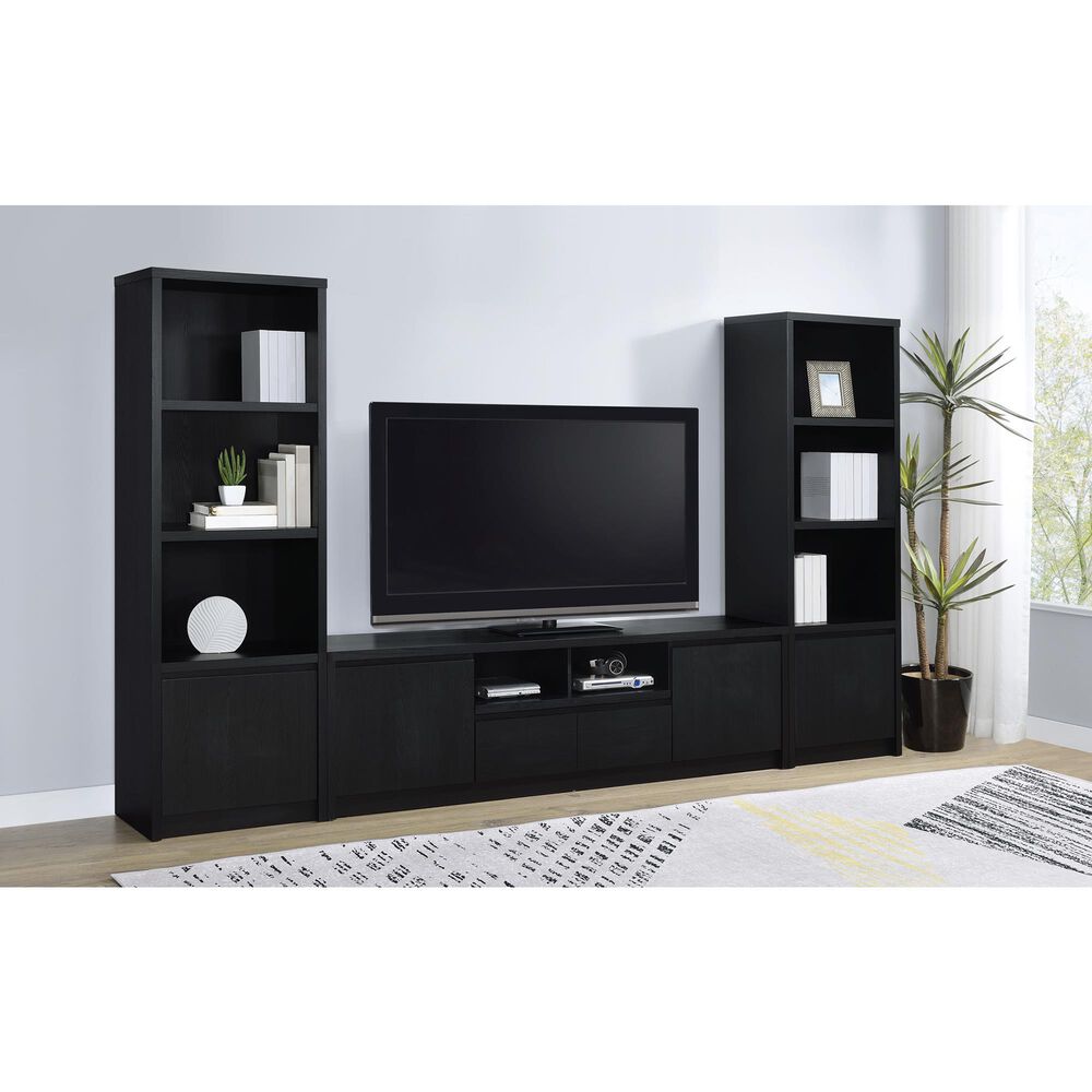 Coaster Winfield 78" TV Stand in Black, , large