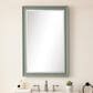 James Martin Vanities Glenbrooke 26" Rectangular Mirror in Smokey Celadon, , large