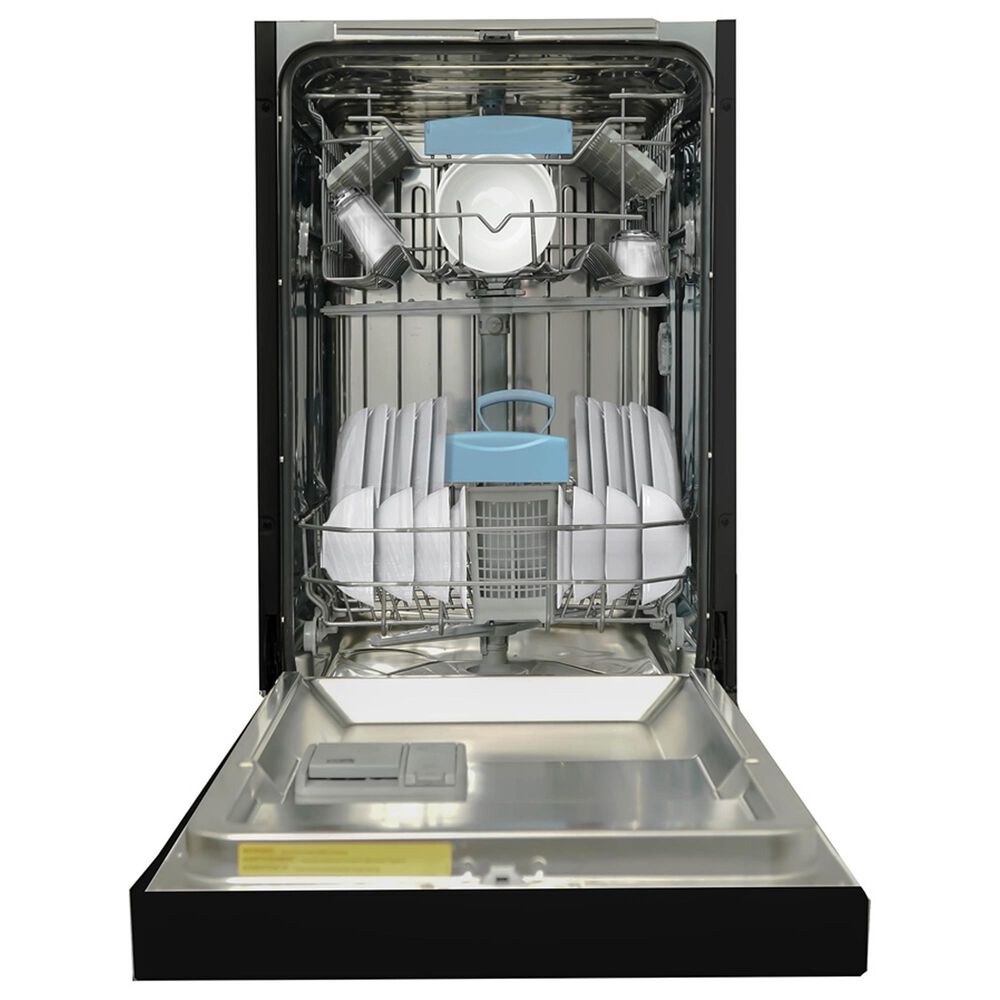 Danby 18" Wide Built-in Dishwasher in Black, , large