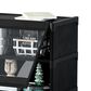 HOMLUX 3-Tier Storage Cabinet with Adjustable Shelves in Black, , large
