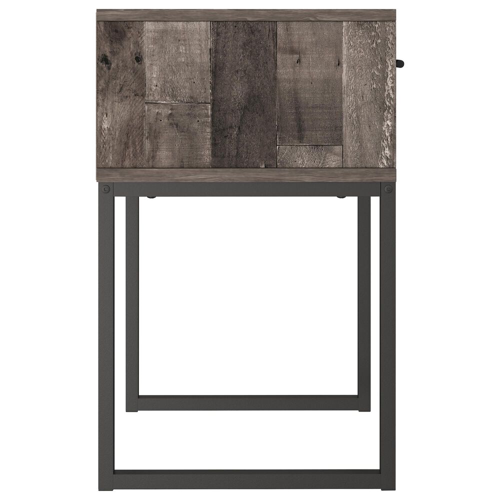 Ashley Neilsville 1-Drawer Nightstand in Multi Gray and Dark Brown, , large