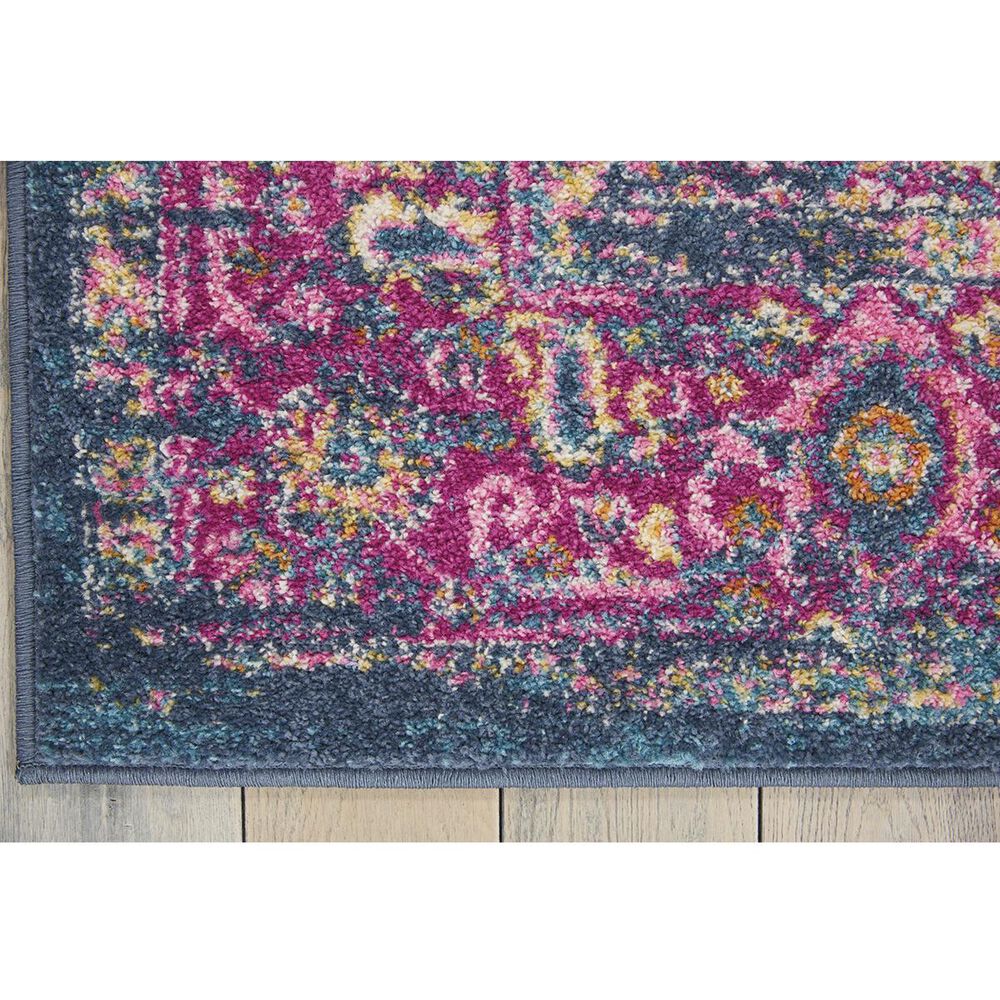 Nourison Passion PSN03 1&#39;10&quot; x 6&#39; Blue Runner, , large