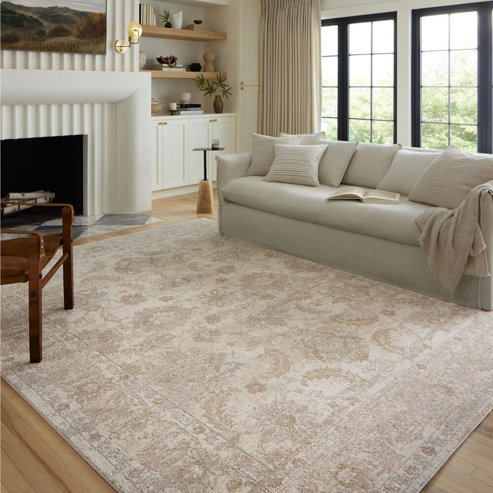 Loloi II Odette 11&#39;2&quot; x 15&#39;7&quot; Ivory and Beige Area Rug, , large