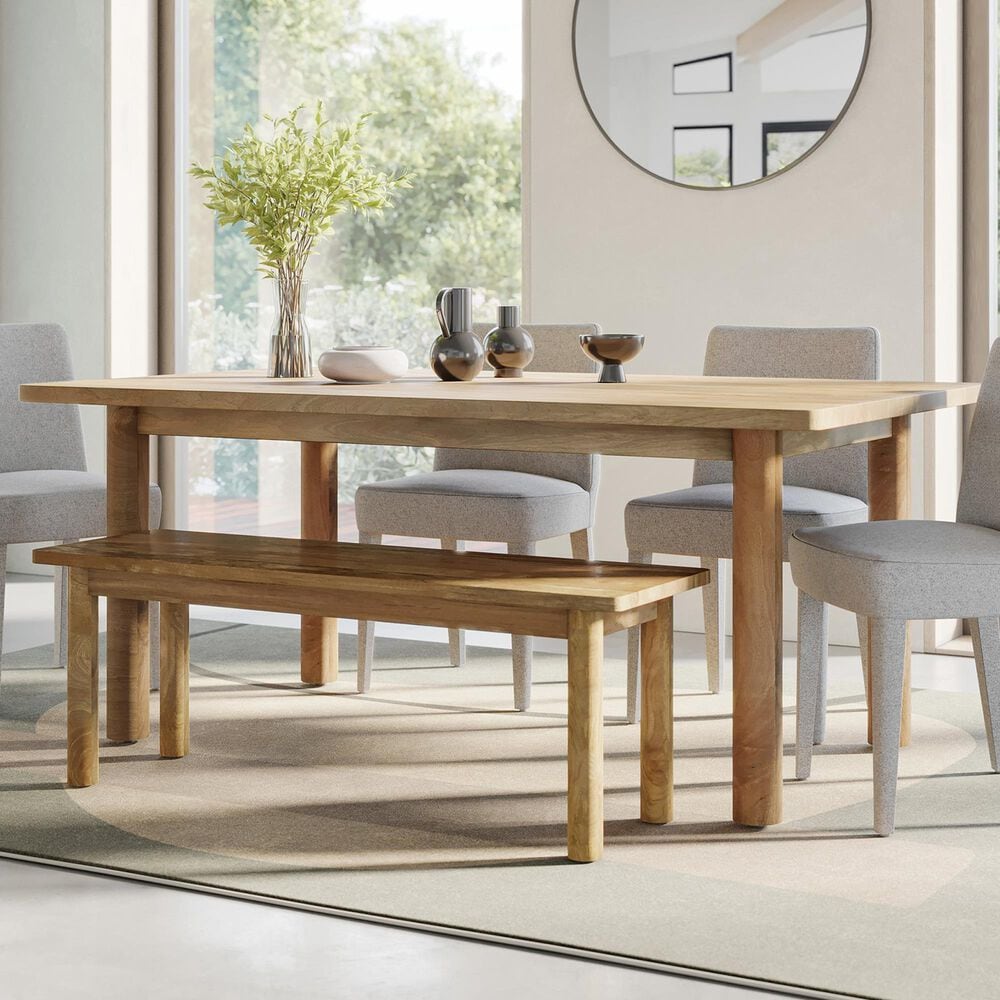 37B Bodhi Rectangle Dining Table in Brown - Table Only, , large