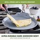 Green Pan Valencia Pro 9.5" Ceramic Nonstick Crepe Pan in Grey, , large