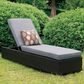 Furniture of America Bledsoe Patio Chaise Lounge in Gray, , large