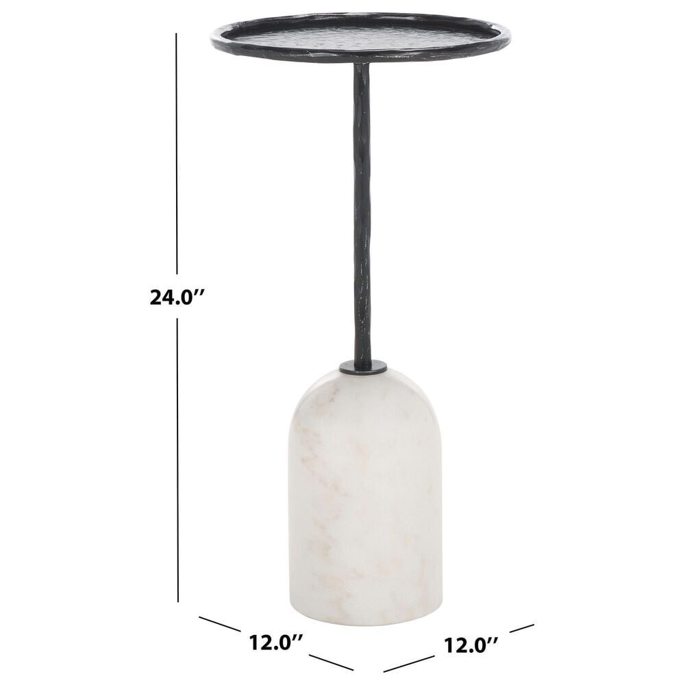 Safavieh Tanyarose Drink Table in Black and White, , large