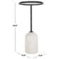 Safavieh Tanyarose Drink Table in Black and White, , large