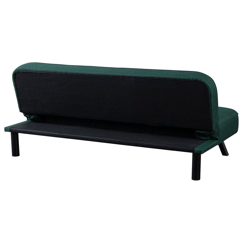 Lifestyle Solutions Frankie Convertible Sofa in Forest Green, , large