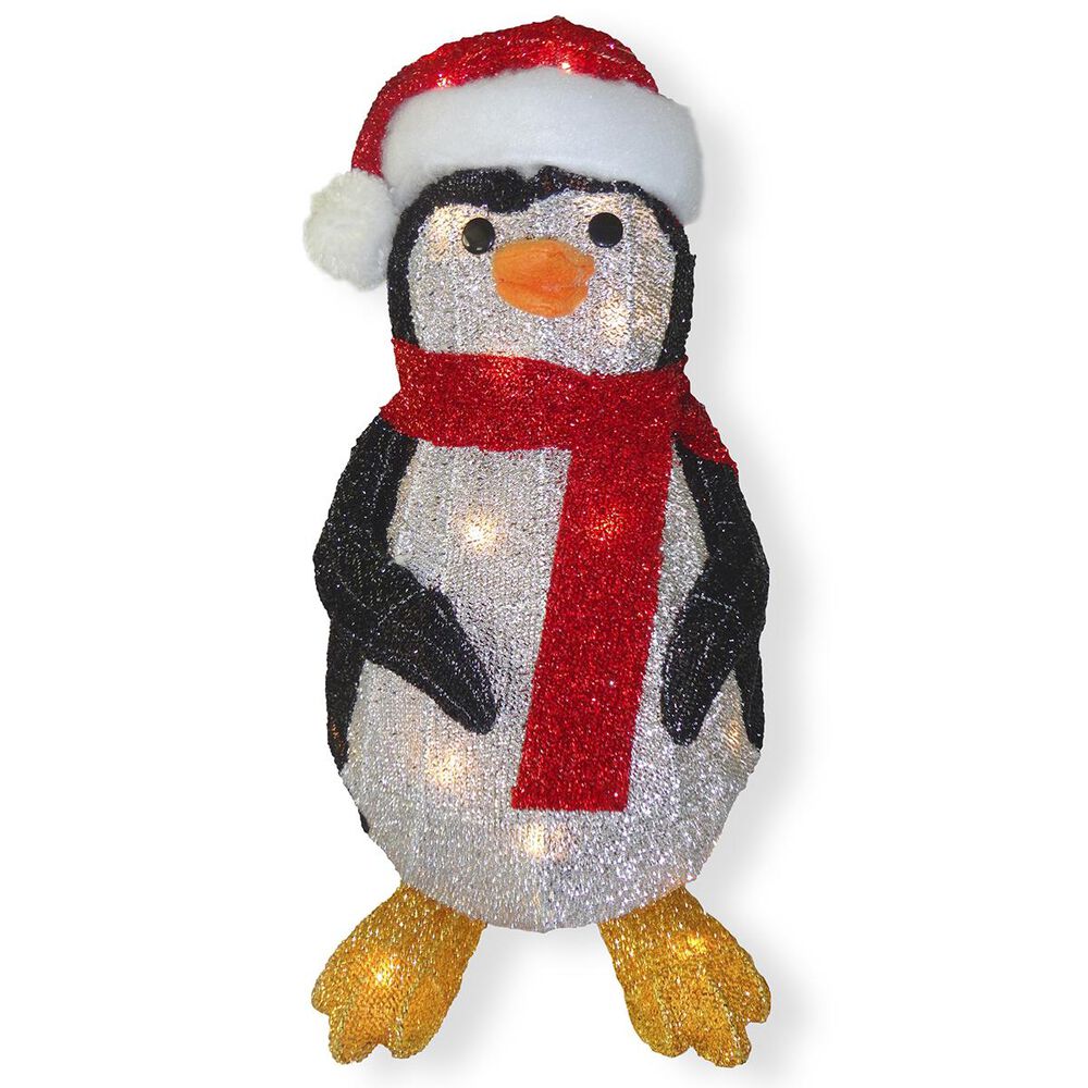 National Tree 20" Penguin with Clear Lights, , large