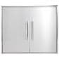 Coyote Outdoor 31" Double Access Doors in Stainless Steel, , large