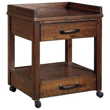 Ashley Baldridge Printer Stand in Rustic Brown, , large