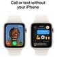 Apple Watch SE GPS 44mm Starlight Aluminum Case with Starlight Sport Band - S/M, , large