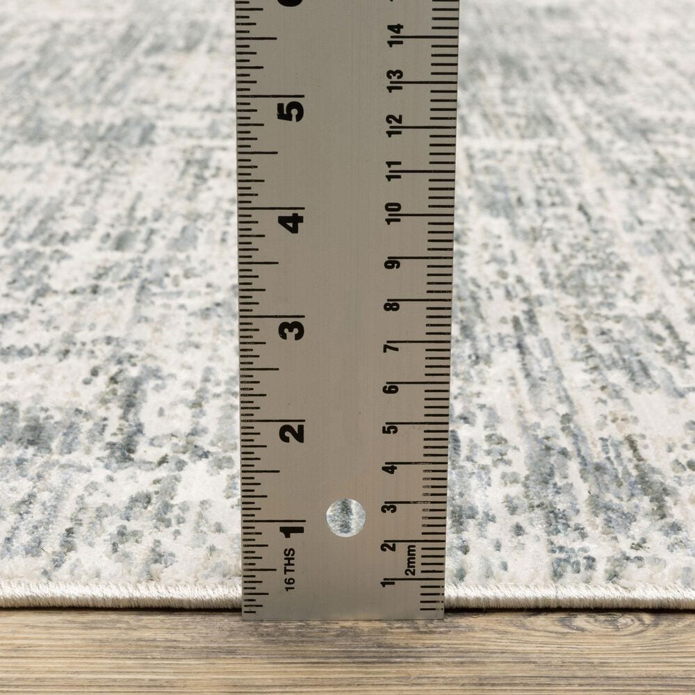 Oriental Weavers Soho SOH07 Grey 2&#39;7&quot; x 7&#39;7&quot; Runner, , large