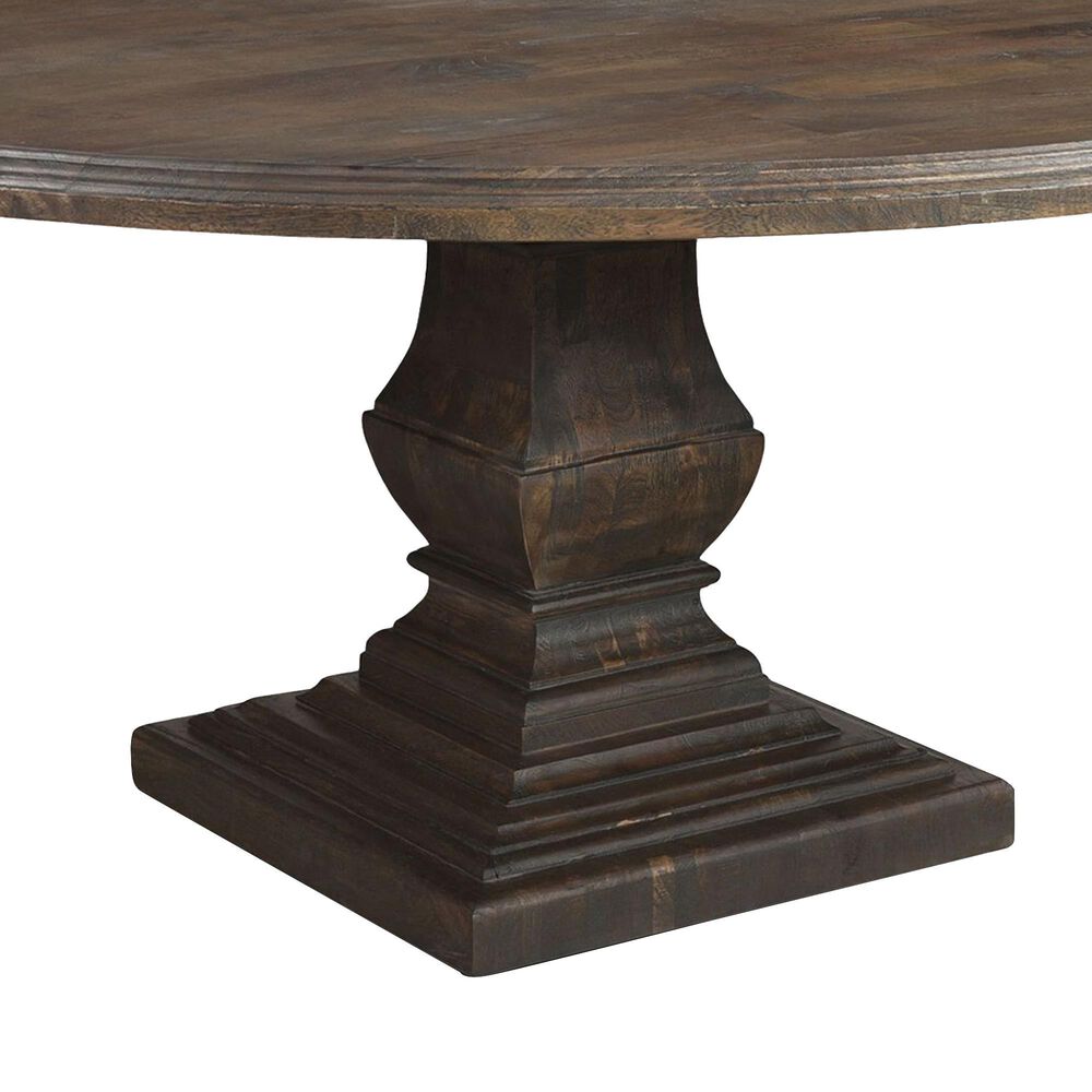 Home Trends &amp; Design Nimes 7-Piece Round Dining Set in Weathered Mango, , large