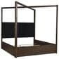 Ashley Dilenno California King Canopy Bed in Dark Brown, , large