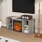 Noviland 47" Fireplace TV Stand in French Oak Grey, , large