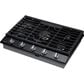 Samsung 36" Gas Cooktop with Dual Power Burner in Black Stainless Steel, , large
