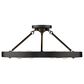Golden Lighting Castile 6-Light Semi Flush in Matte Black, , large