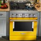 KitchenAid 4.1 Cu. Ft. Freestanding Gas Range with True Convection in Yellow Pepper, , large