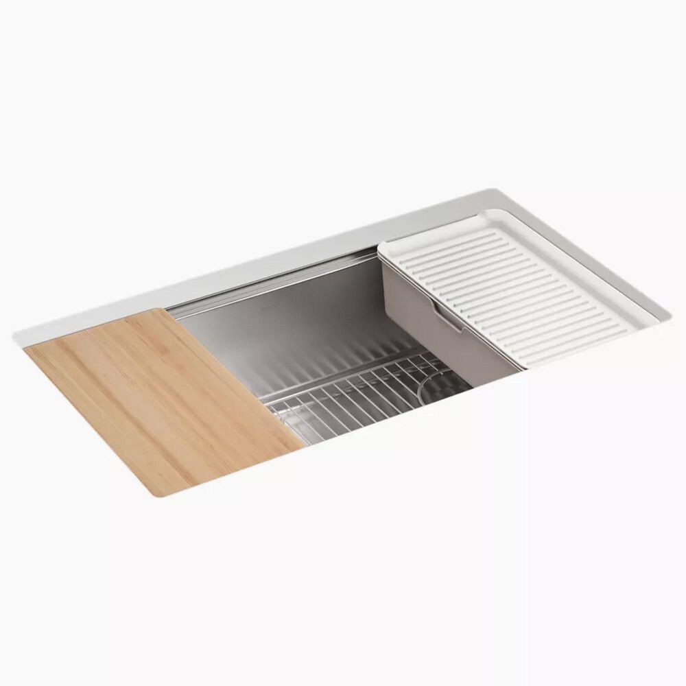 Kohler Strive 32&quot; Undermount Single-Bowl Kitchen Sink in Stainless Steel, , large
