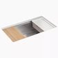 Kohler Strive 32" Undermount Single-Bowl Kitchen Sink in Stainless Steel, , large