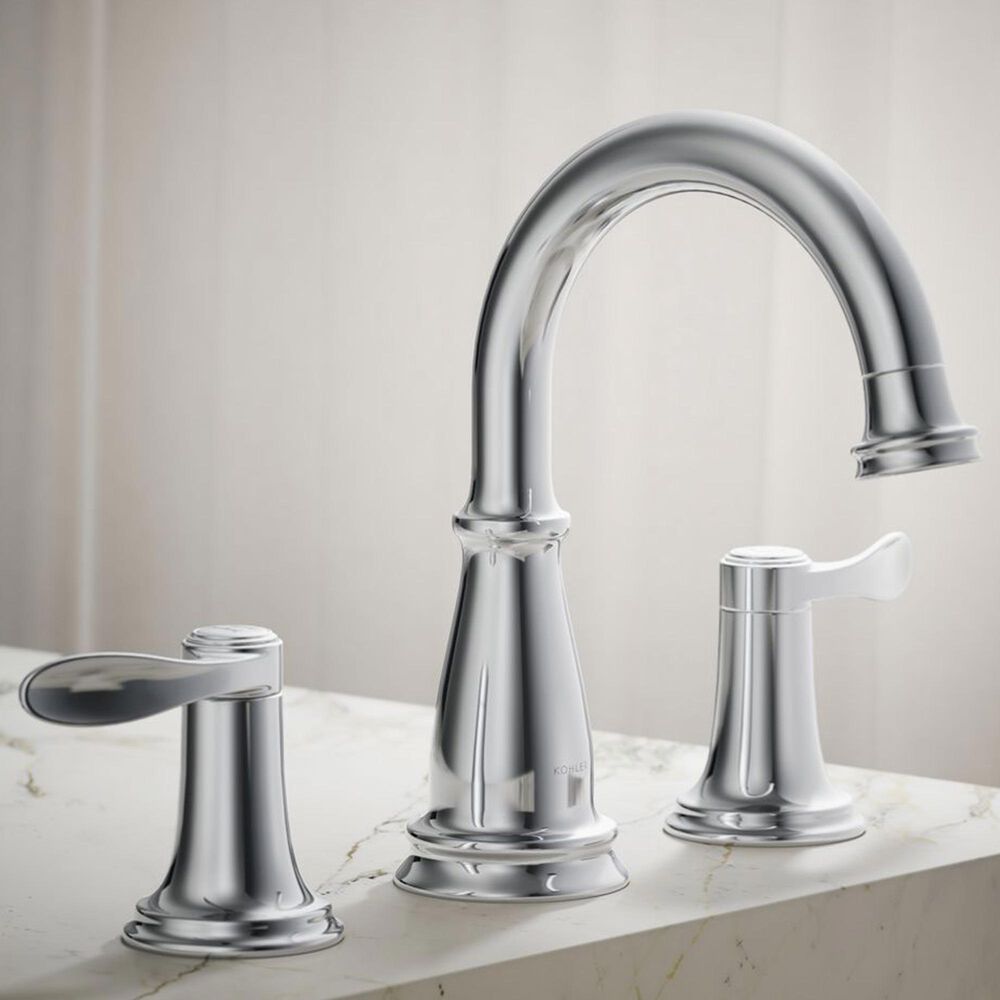 Kohler Bellera Widespread Bathroom Sink Faucet in Polished Chrome, , large