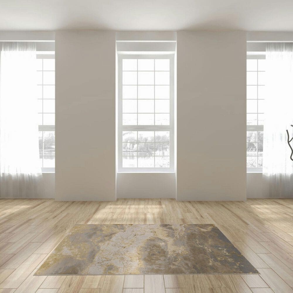 Jaipur Catalyst Cisco Travertine and Whitecap Gray 5&#39; x 7&#39;6&quot; Area Rug, , large