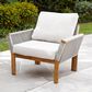 Southern Enterprises Brendina Arm Chair in Oiled Acacia and Natural (Set of 2), , large
